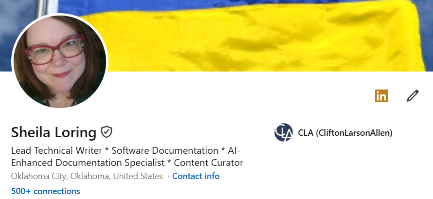 LinkedIn profile for Sheila Loring